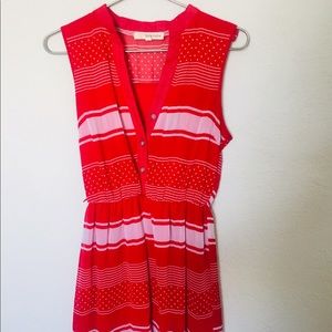 5/$20 Red Striped Mini Dress